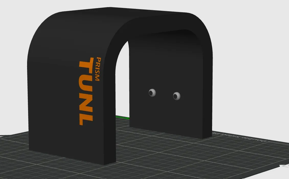Anish's scale model of the Prism TUNL